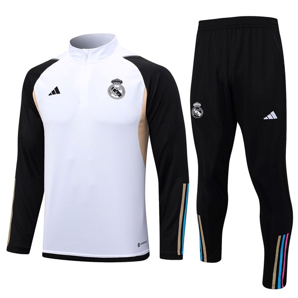 Sudadera De Training Real Madrid 2024 Blanco Negro